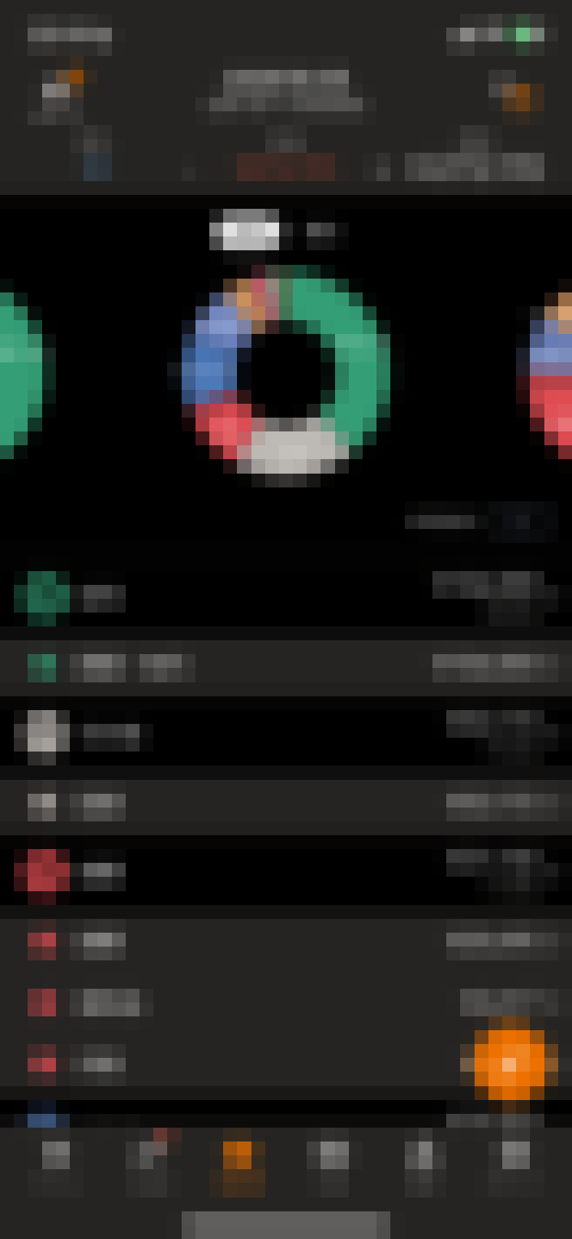 マネーフォワードMEの家計簿グラフ画面