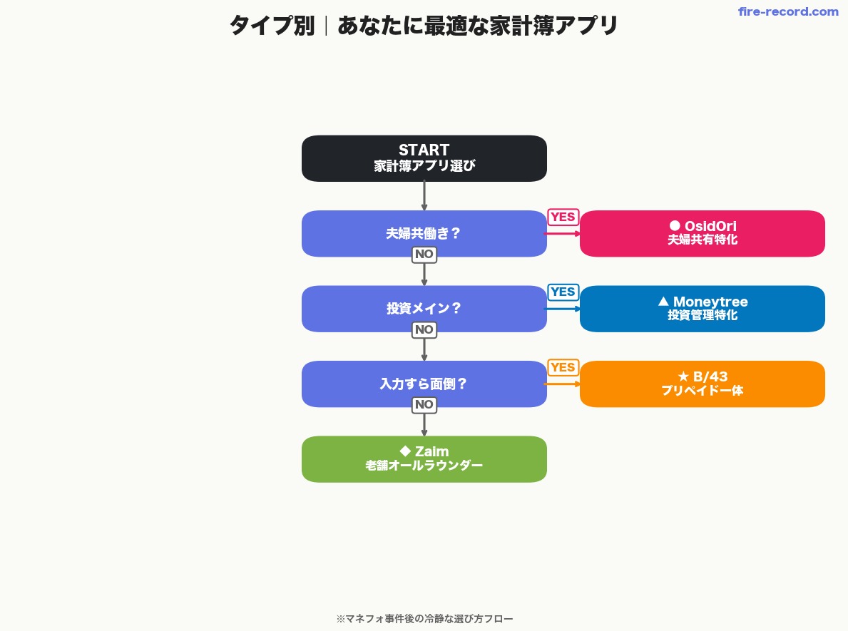 タイプ別｜あなたに最適な家計簿アプリ